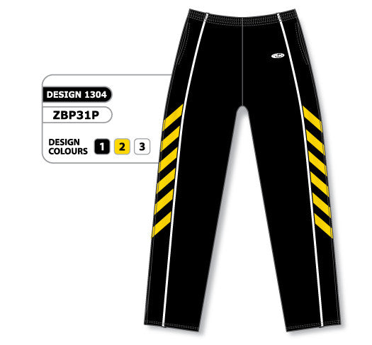 Athletic Knit Custom Sublimated Basketball Warm Up Pant Design 1304 (ZBP31-1304)